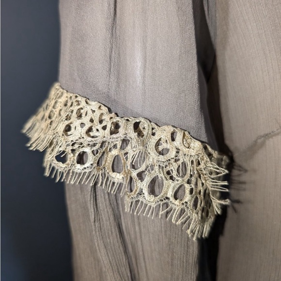 NWT Wandering Caftan Silk Dress Size 38 Italian US Size 2 - Picture 7 of 13